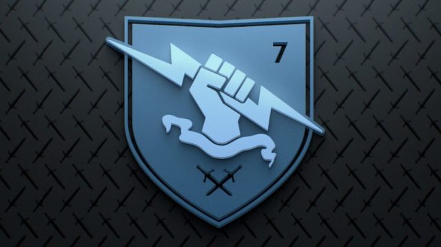 A blue shield logo with a closed fist around a thunderbolt.