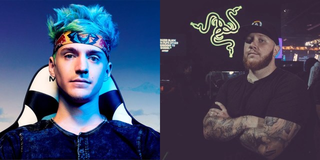 Timthetatman and Ninja side-by-side collage.