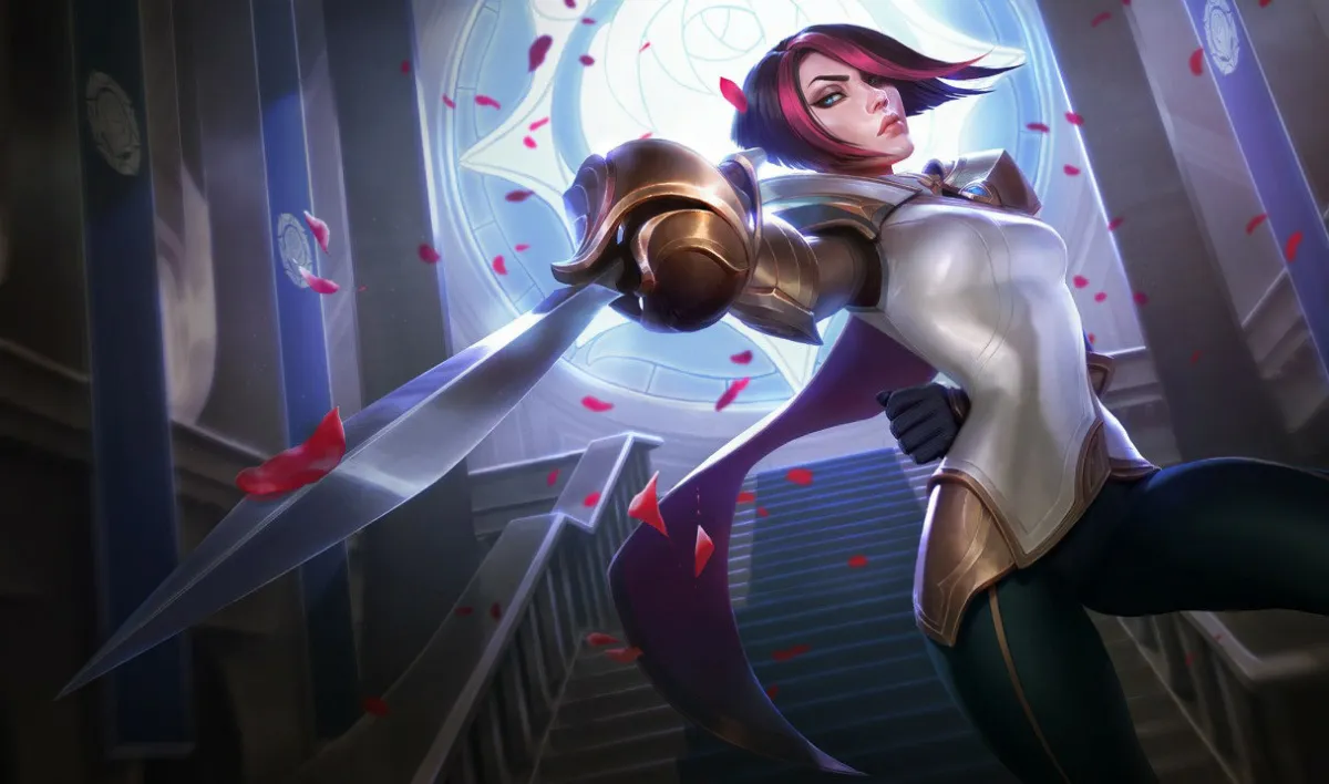 Fiora's splash art in League of Legends