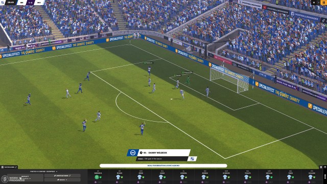 Brighton vs. Manchester City in Football Manager 2024