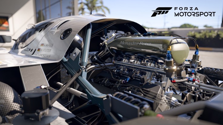 Forza Motorsport engine of Mercedes Benz