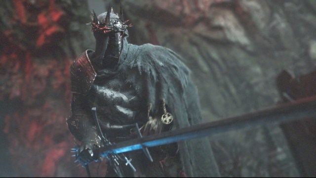 A knight in Lords of the Fallen wielding a greatsword.