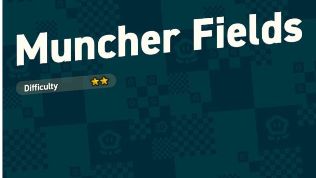 muncher fields level in super mario wonder